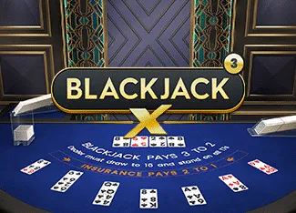 Blackjack X 3 - Azure - SPINBET123